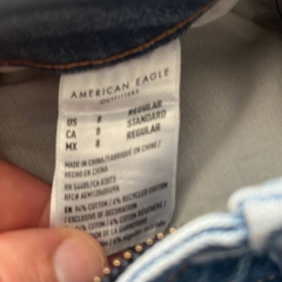 American Eagle jeans size 8 straight - Picture 4 of 5